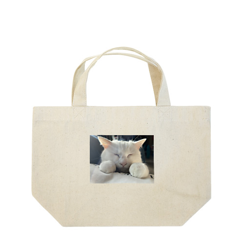 白猫 Lunch Tote Bag