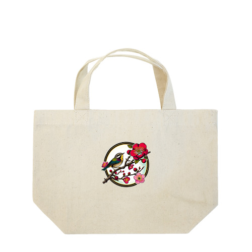 浮世絵 梅とウグイス Ukiyoe Plum And Japanese Bird [UUU-DL-SR001-0005] Lunch Tote Bag