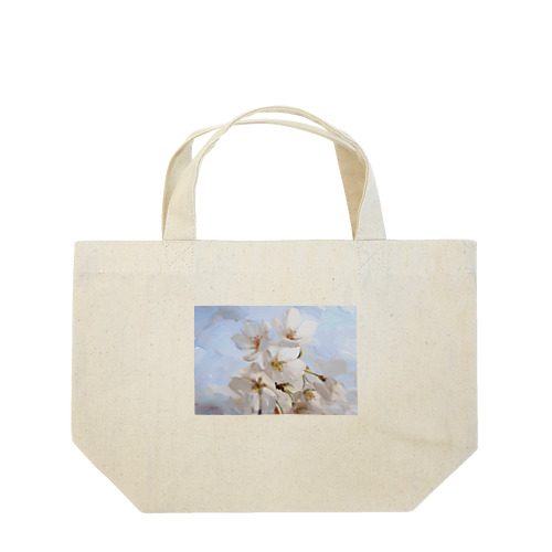 SAKURA-Oil Painting- Lunch Tote Bag