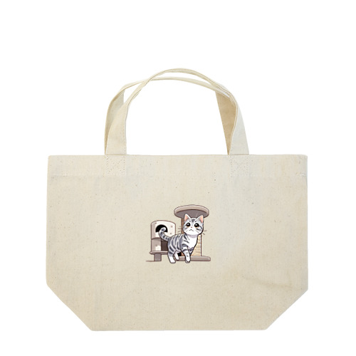 ねこタワー の 猫 Lunch Tote Bag