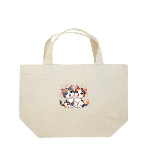 ねこコーラス 08 Lunch Tote Bag