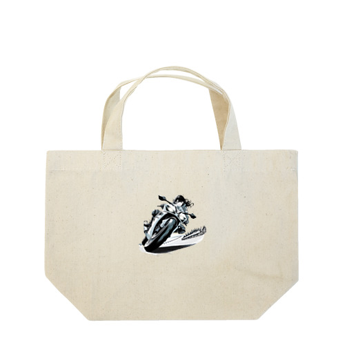 バイク女子 06 Lunch Tote Bag