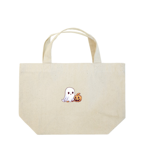 可愛いおばけとカボチャ Lunch Tote Bag