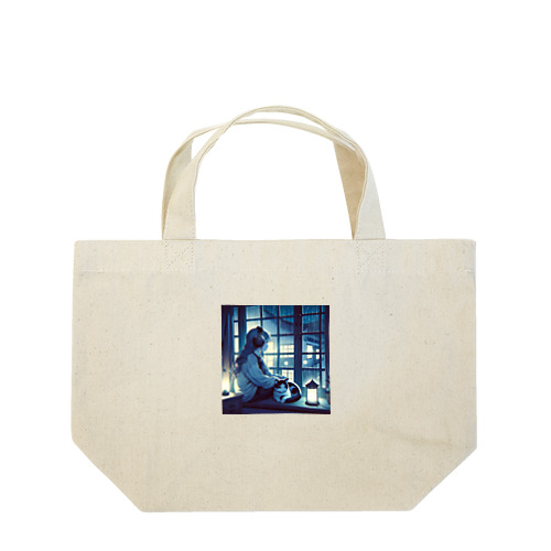 雨になったね Lunch Tote Bag