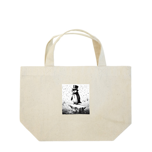 ペンギン男爵 Lunch Tote Bag