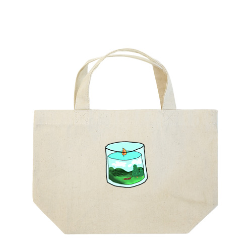 風景のキャンドル Lunch Tote Bag