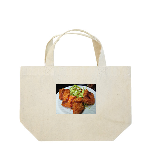 肉、カツ、おいしいやつ Lunch Tote Bag