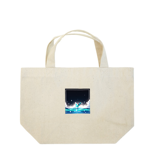 水面の蝶 Lunch Tote Bag