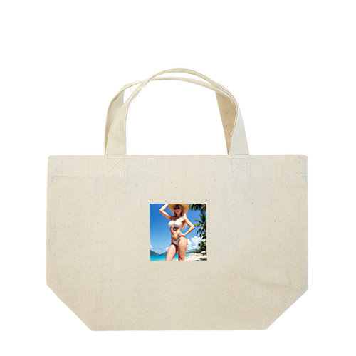 金髪水着 Lunch Tote Bag