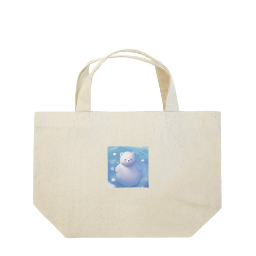 かわいいシロクマ君 Lunch Tote Bag