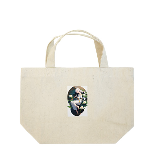 蓮花の少女 Lunch Tote Bag