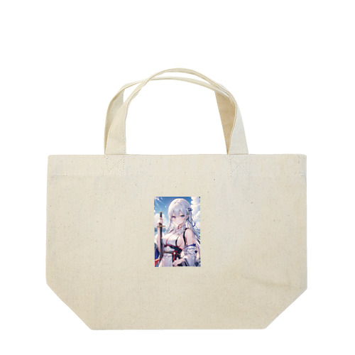 日本刀をもった美少女 Lunch Tote Bag