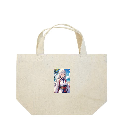 母性溢れる巫女 Lunch Tote Bag