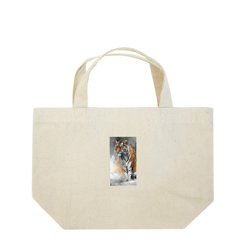 虎(墨絵) Lunch Tote Bag
