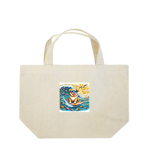 サーフィンワンコ Lunch Tote Bag