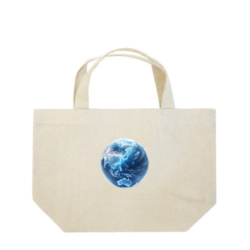 地球_ガラス玉 Lunch Tote Bag