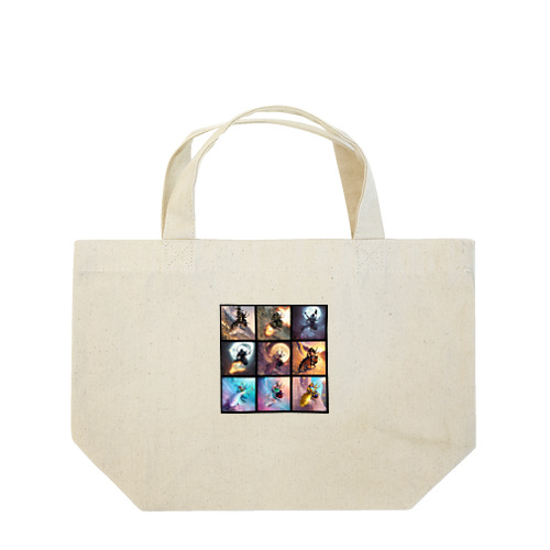 the feathering of a cicada 1 Lunch Tote Bag