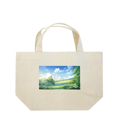 Invigorating Sky Lunch Tote Bag