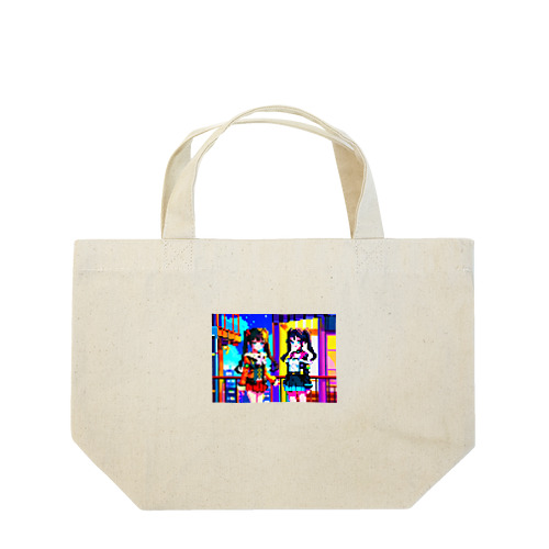 カラフル少女 Lunch Tote Bag