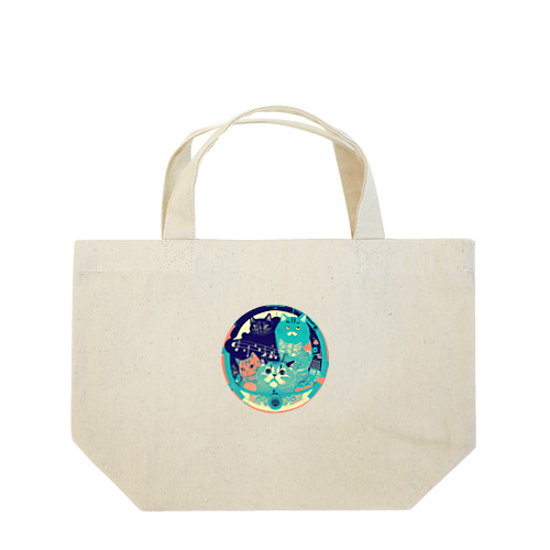 音楽と猫 Lunch Tote Bag