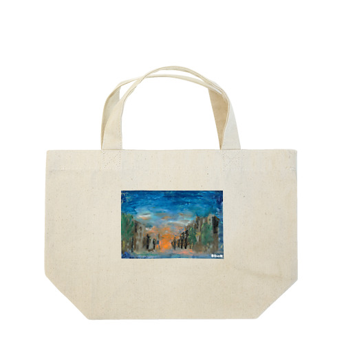 「昔住んだ街」ジャケット絵バッグ Lunch Tote Bag