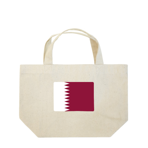 カタールの国旗 ランチトートバッグ