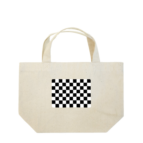 チェッカーフラッグ Lunch Tote Bag