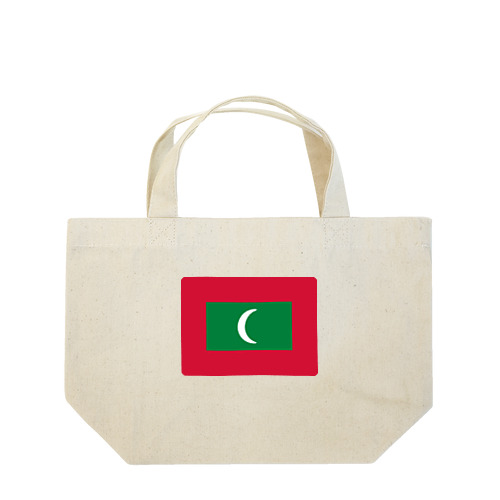 モルディブの国旗 ランチトートバッグ