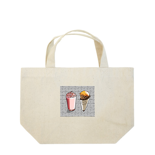 レンガに… Lunch Tote Bag