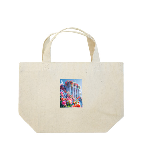 「バラ色の夢の神殿」 Lunch Tote Bag