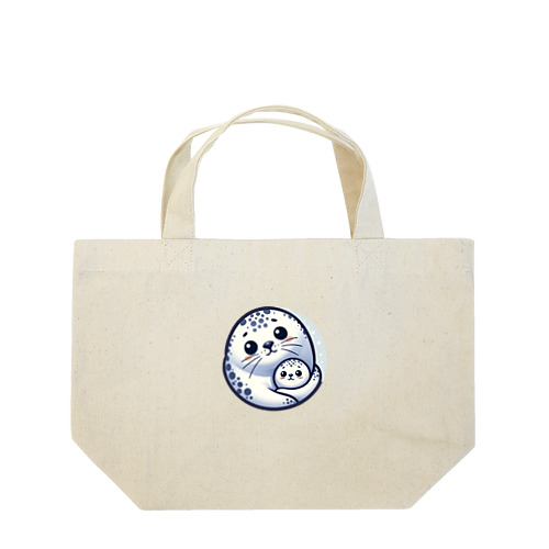 ゴマフの愛らしい日々 Lunch Tote Bag