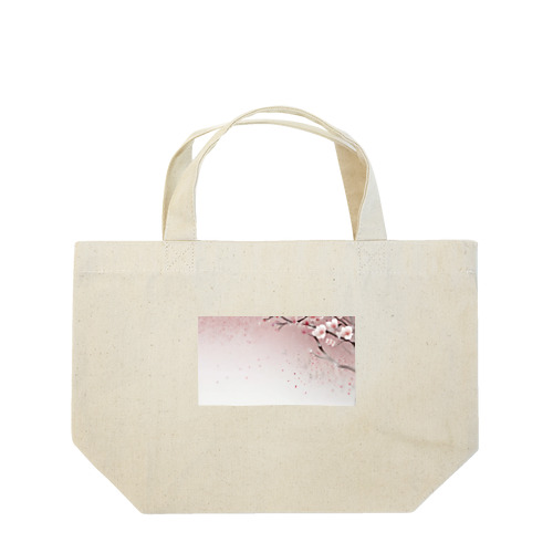 桜ワンポイント Lunch Tote Bag