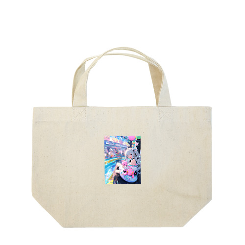 シ一バラダイスで遊ぼう　クニちゃん　2496 Lunch Tote Bag