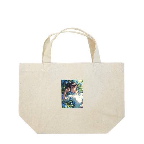 寝ぼけ顔　なでしこ1478 Lunch Tote Bag