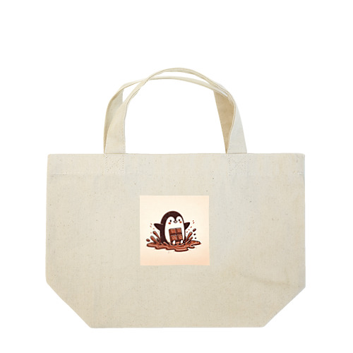 甘い滑走 - チョコペンギン物語 Lunch Tote Bag