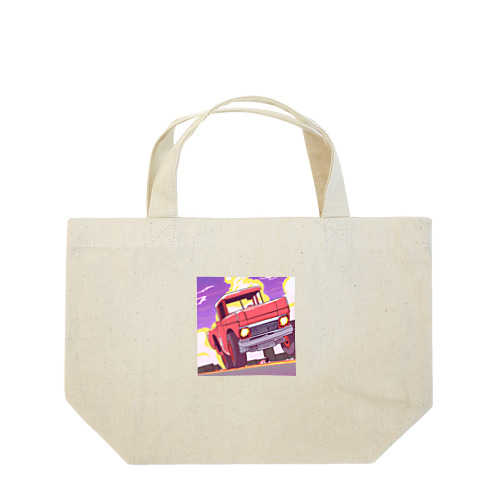 ホットロッド　イラスト　ノスタルジック Lunch Tote Bag