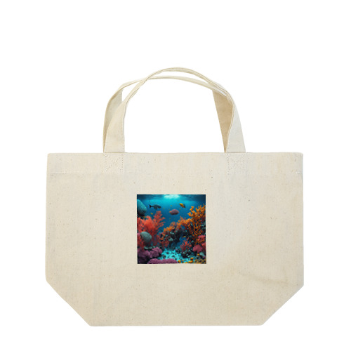 癒しの珊瑚礁 Lunch Tote Bag