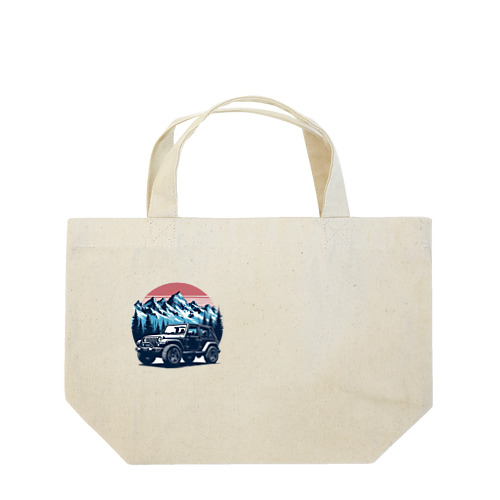 クロカン×雪山 Lunch Tote Bag