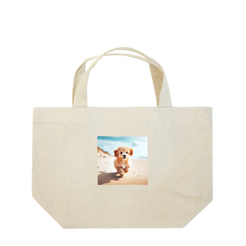 可愛らしい子犬 Lunch Tote Bag