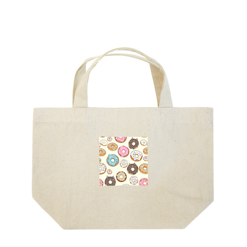 ドーナツ、時々ネコドーナツ Lunch Tote Bag