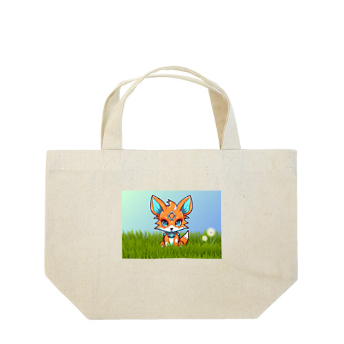 可愛いキツネ Lunch Tote Bag