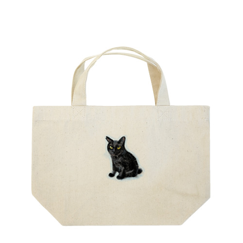 クロネコ おだんごしっぽ Lunch Tote Bag