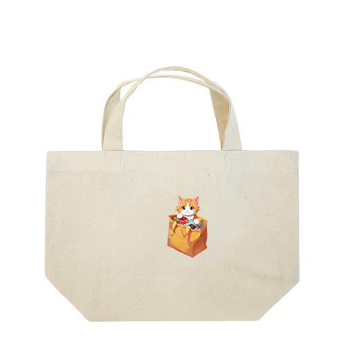買い物猫 Lunch Tote Bag