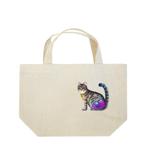 猫 キジトラ Lunch Tote Bag