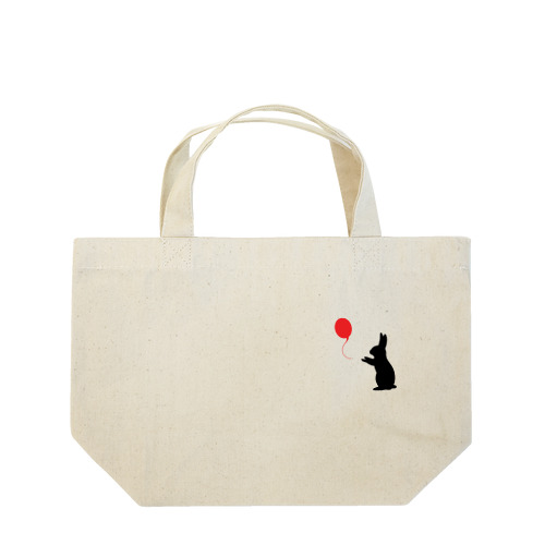 bunny balloon Lunch Tote Bag