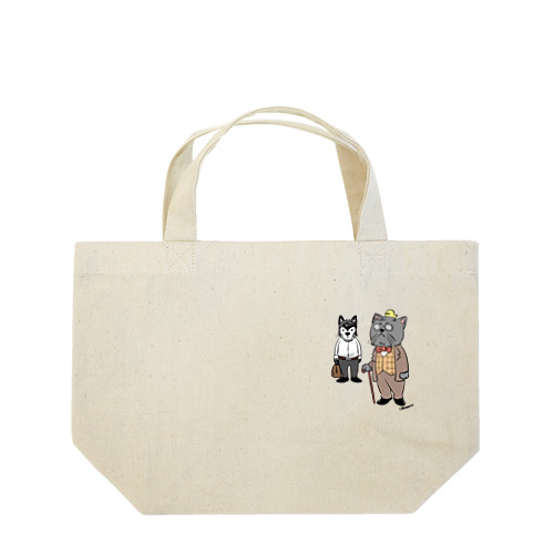 ねこ百センセーといぬ山系くん Lunch Tote Bag