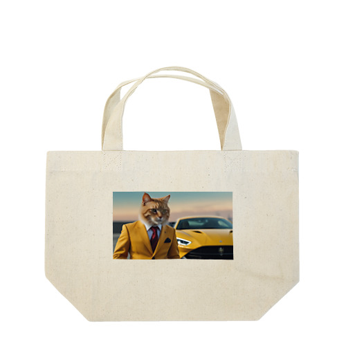 大富豪の猫 Lunch Tote Bag