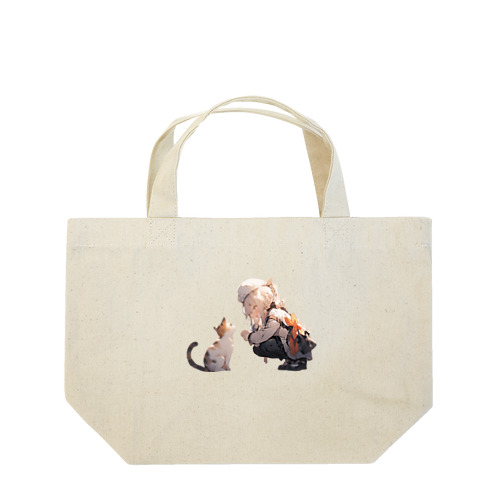 Neko chan と　姫様 Lunch Tote Bag