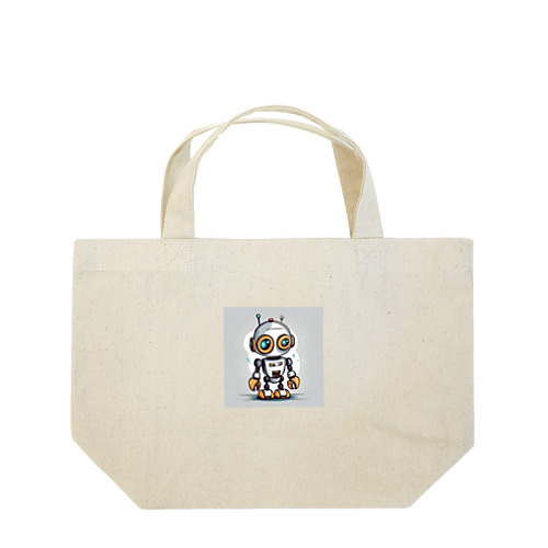 かわいいロボットのイラストグッズ Lunch Tote Bag