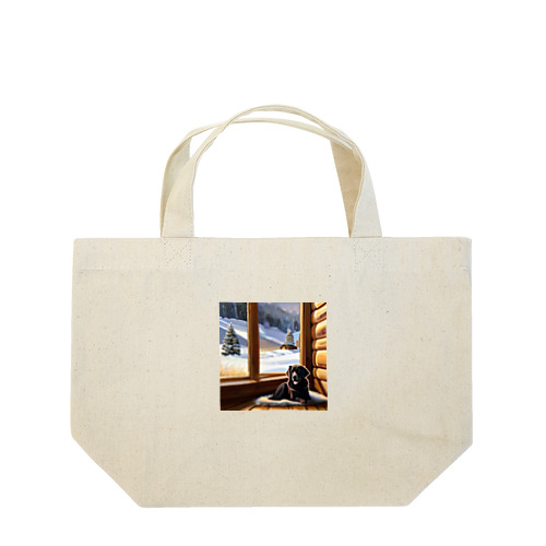 のほほんレトリバー Lunch Tote Bag